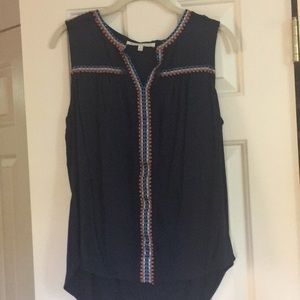 Daniel Rainn Navy Dressy Tank